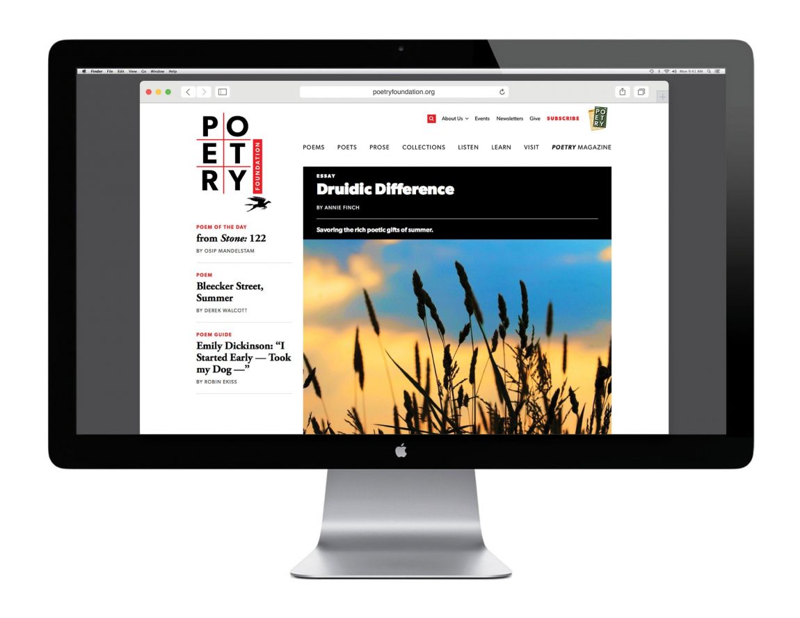 美國詩歌基金會vi視覺形象設(shè)計，千變?nèi)f化