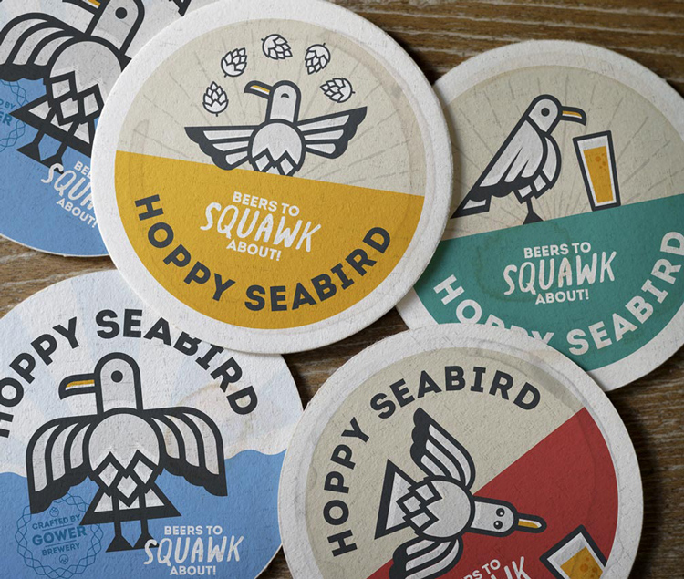 Hoppy Seabird啤酒品牌和包裝設(shè)計