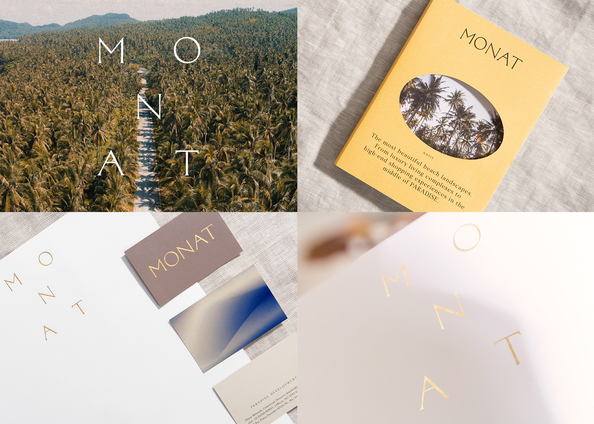 莫那特豪華房地產(chǎn)開發(fā)商的海濱物業(yè)品牌vi設(shè)計